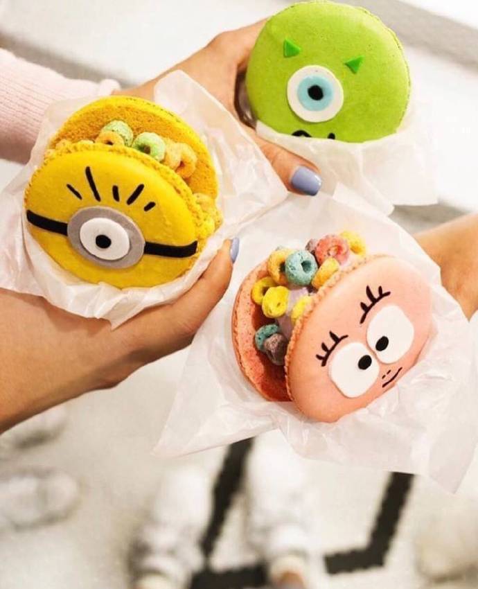 马卡龙冰淇淋甜品每天给你不一样的表情!