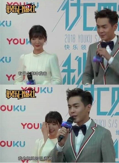 记者问毛晓彤感情动向,张若昀用一句话化解尴尬,毛晓彤表情亮了