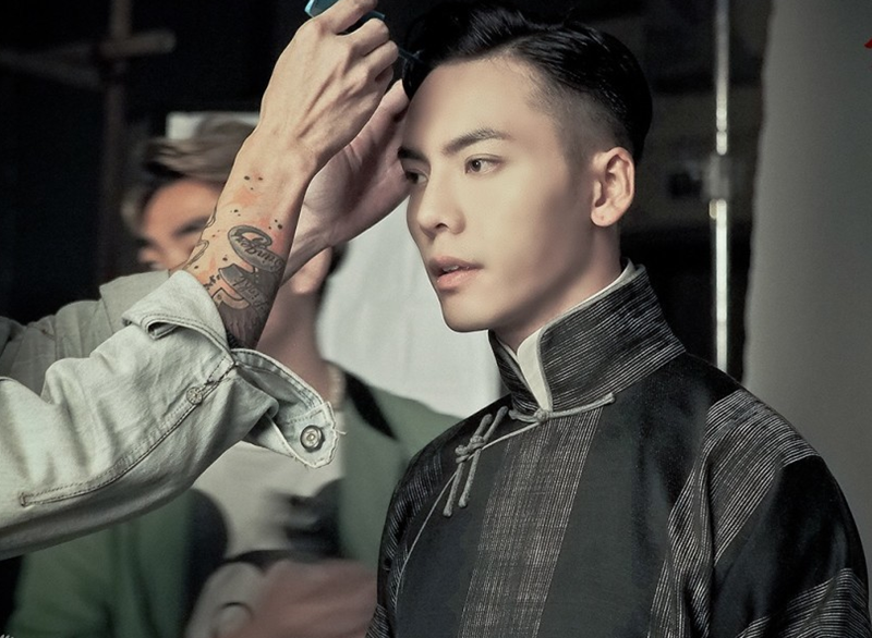 图5,陈伟霆在《老九门》中的这一套衣服很是时尚