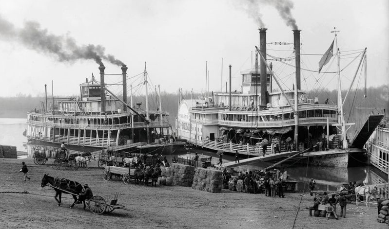 120年前美国老照片:工业化时期人们的生活,图四是当时的豪车