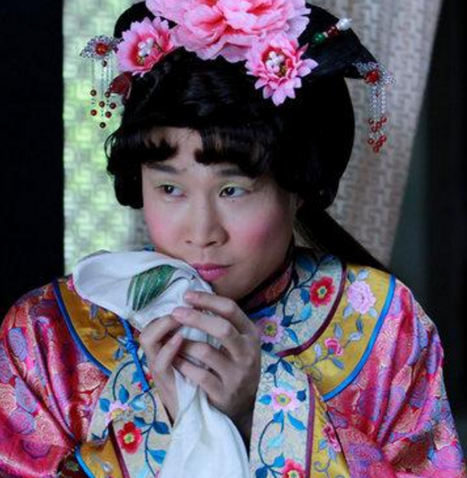 鹿晗扮女装,邓超扮女装,马天宇扮女装,图4扮女装我笑出猪叫声