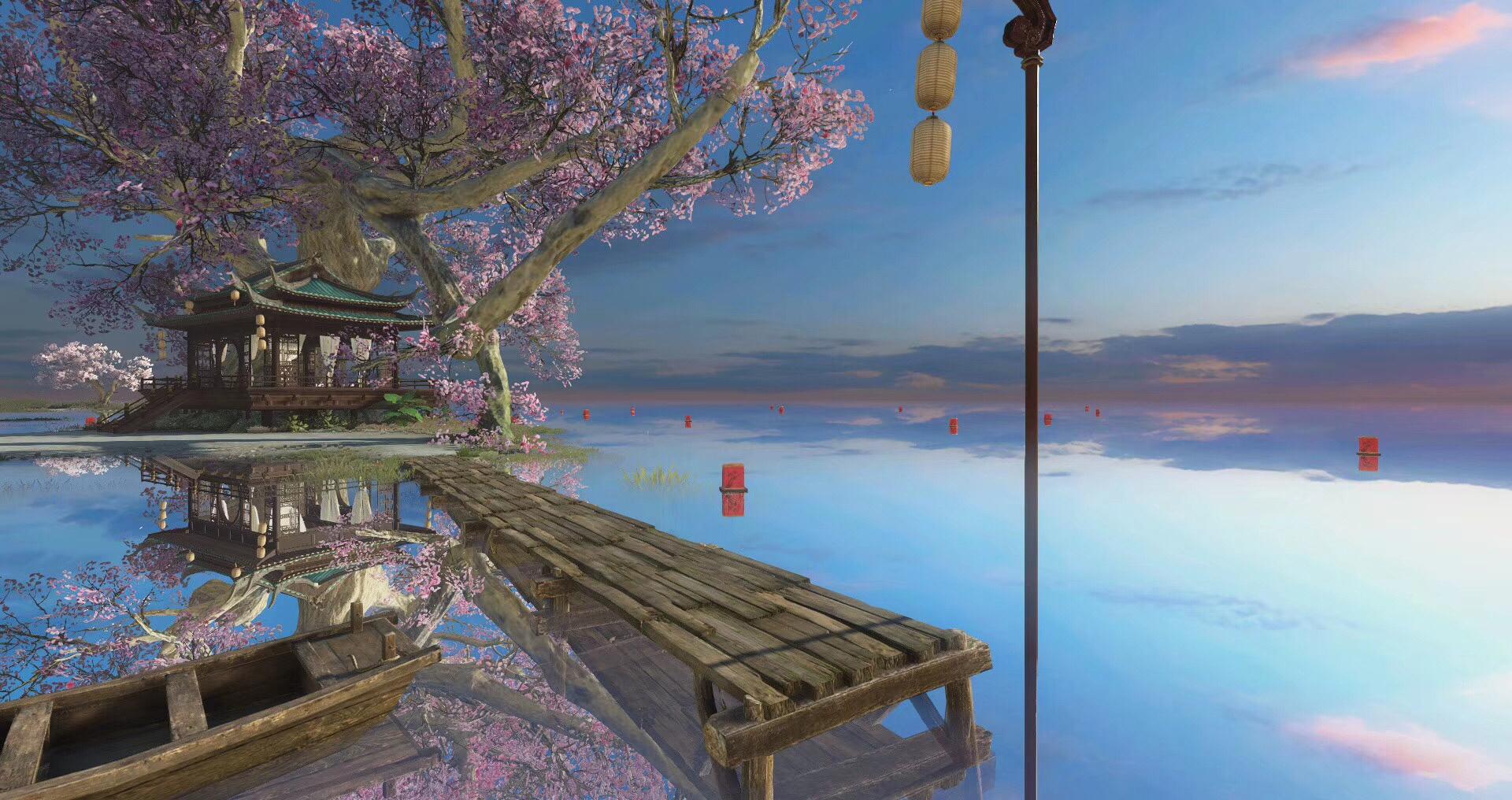 比摄影作品还唯美的《逆水寒》游戏风景图