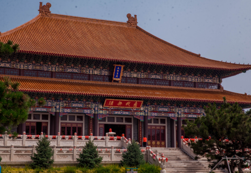 长春万寿寺风景,一片片宏伟的建筑,有时间一定去看看!