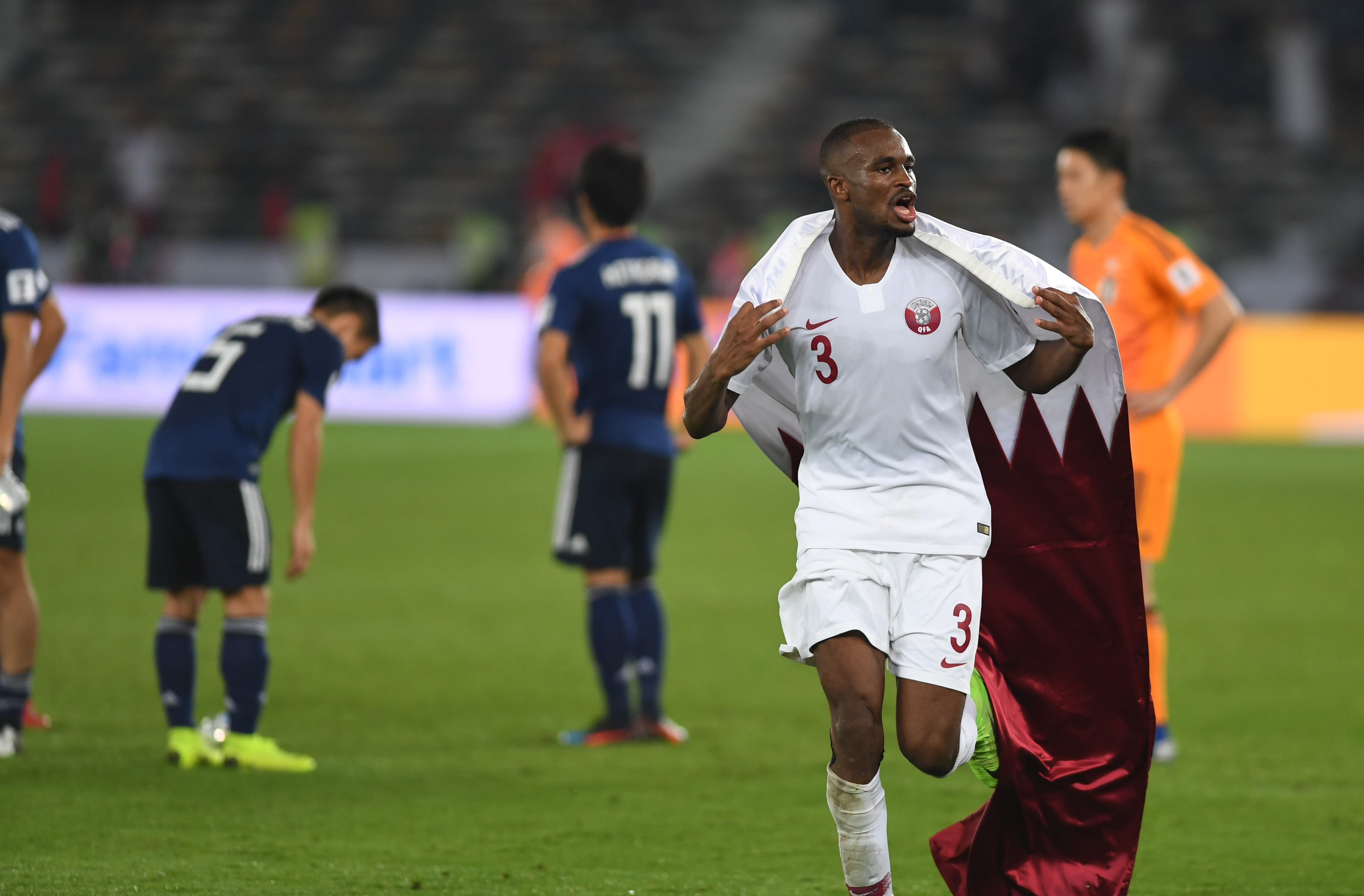 足球——决赛:卡塔尔队夺冠(3)