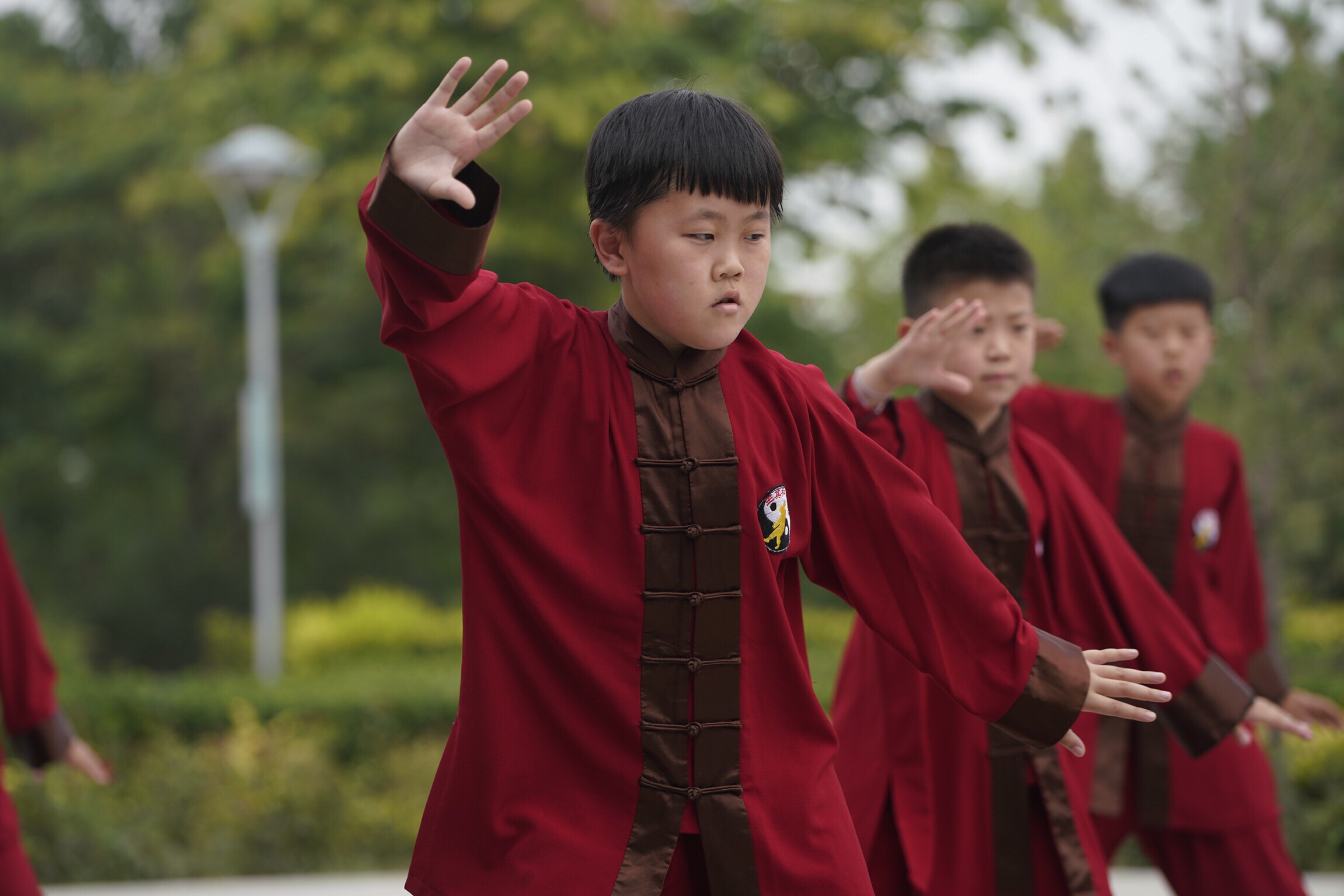 河北任县:让太极拳充实暑假(1)