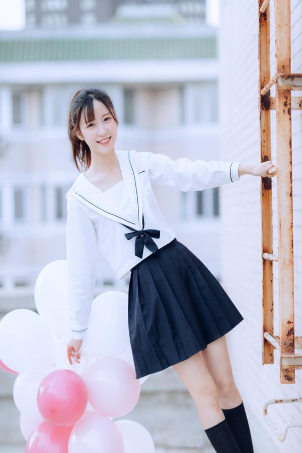 校花女神米咪开学季美图曝光 翘马尾轻盈青春尽显童真可爱