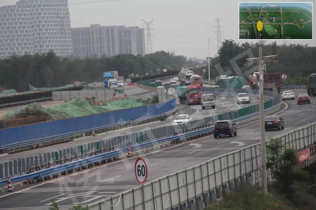 实探!双湖大道高速口预计今年10月前建成,北港枢纽风姿初现