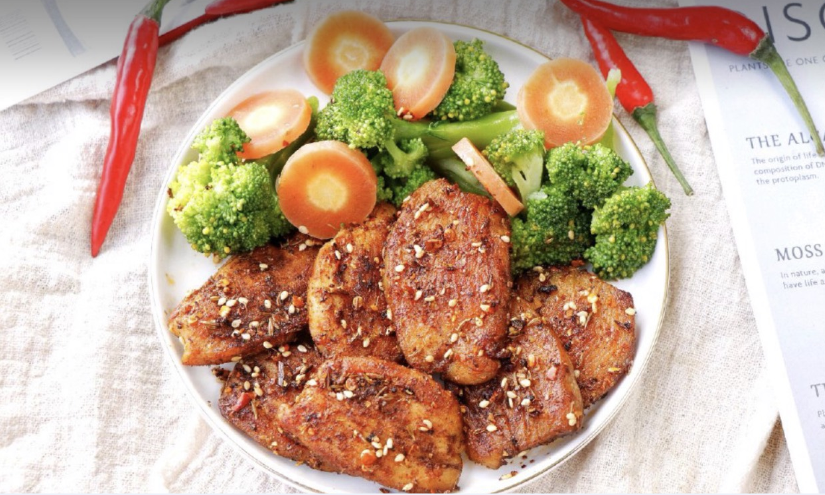 香煎孜然鸡胸肉,低卡低脂低热量,这样做好吃到跳起来