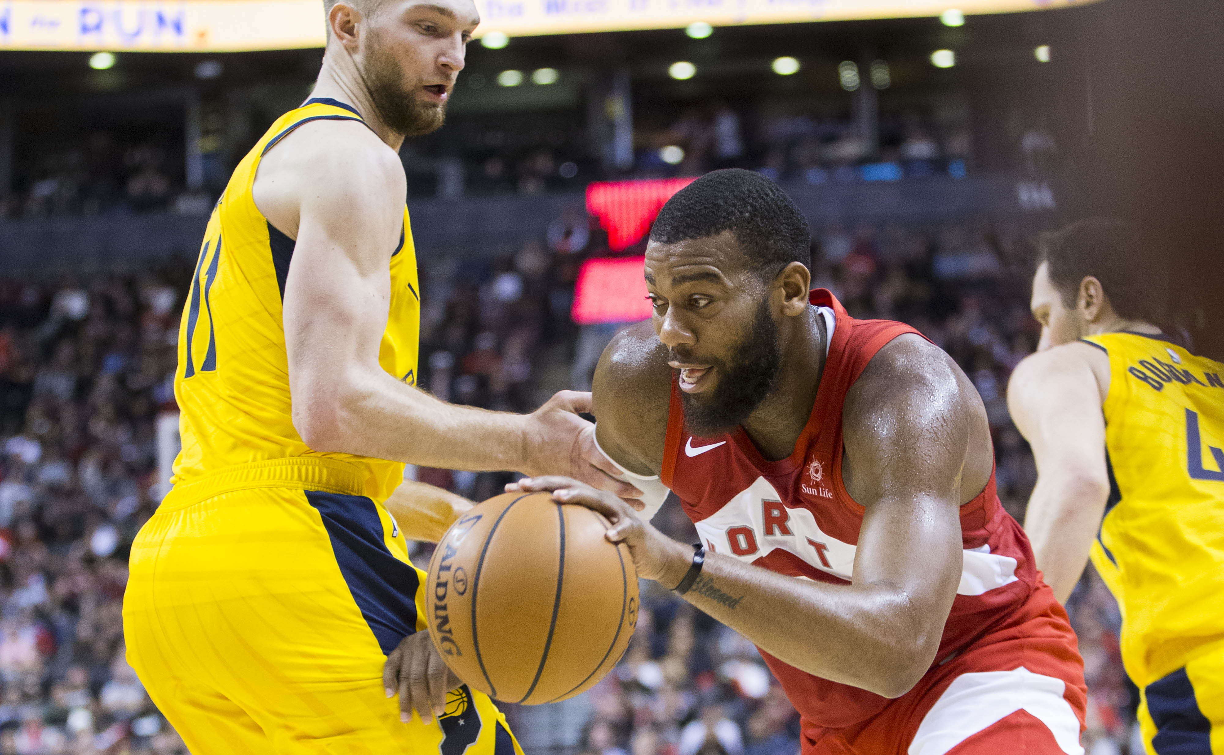 篮球——nba常规赛:猛龙胜步行者