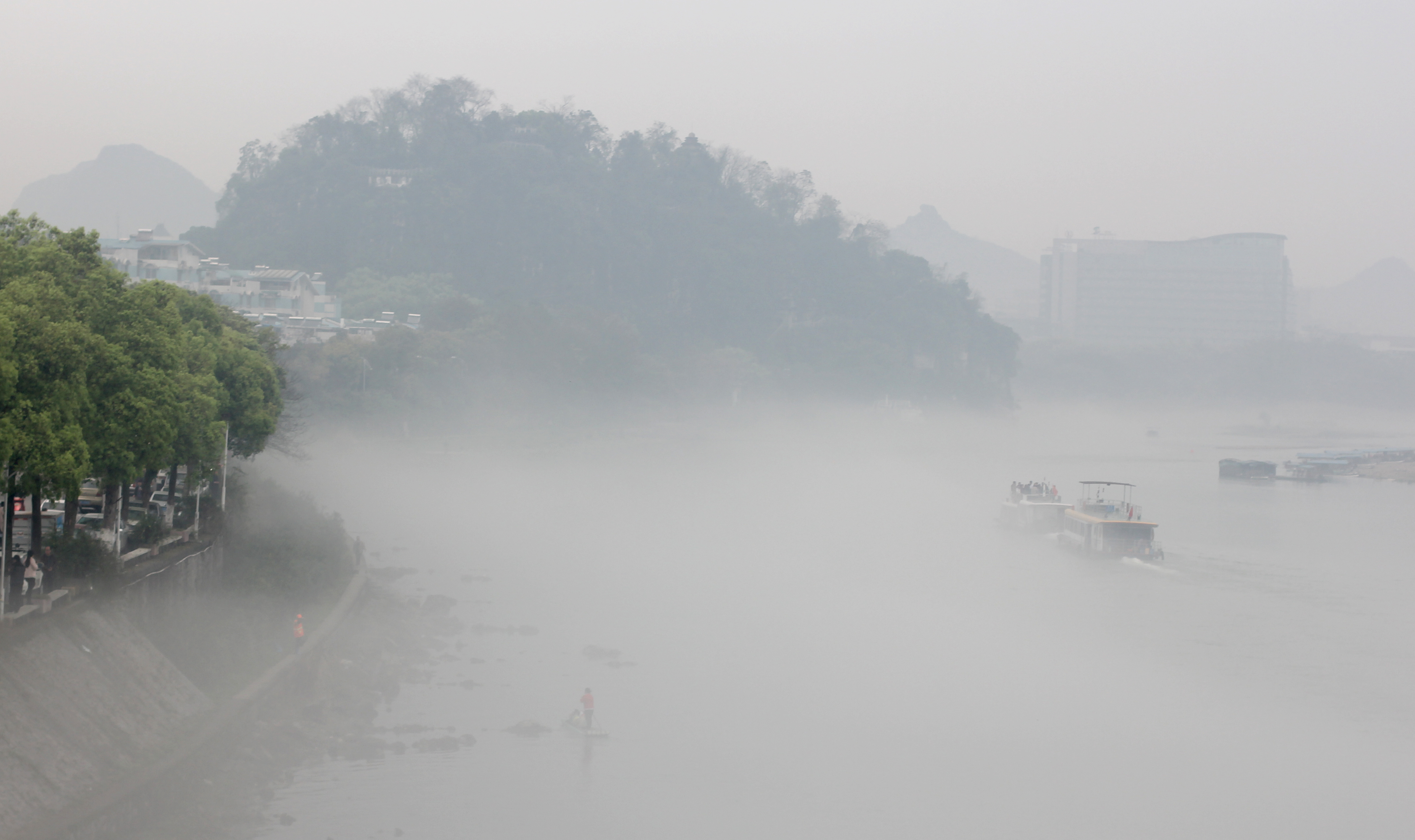 春日游桂林,不可错过"漓江烟雨"