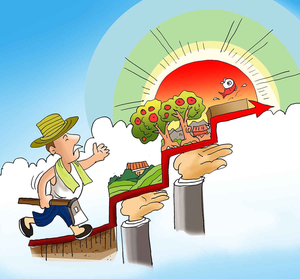 在金钱社会中,农民等弱势群体常因资源匮乏,信息不对