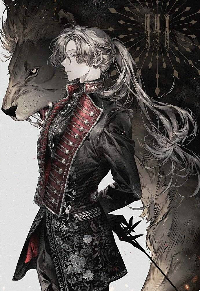 一组中世纪贵族男子插画,很带感你有没有心动