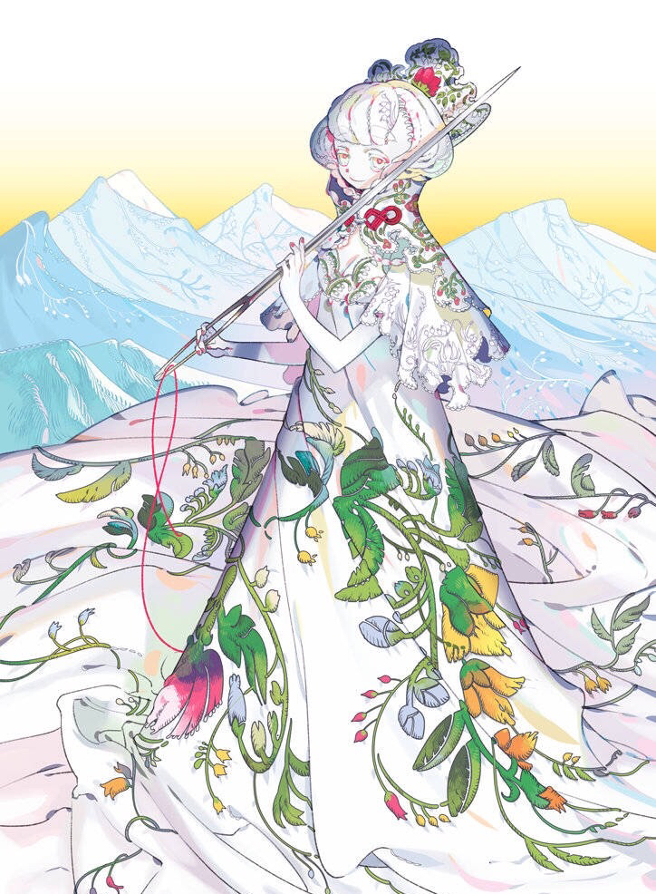 人物绘画,画风另类的卡通人物,超有创意