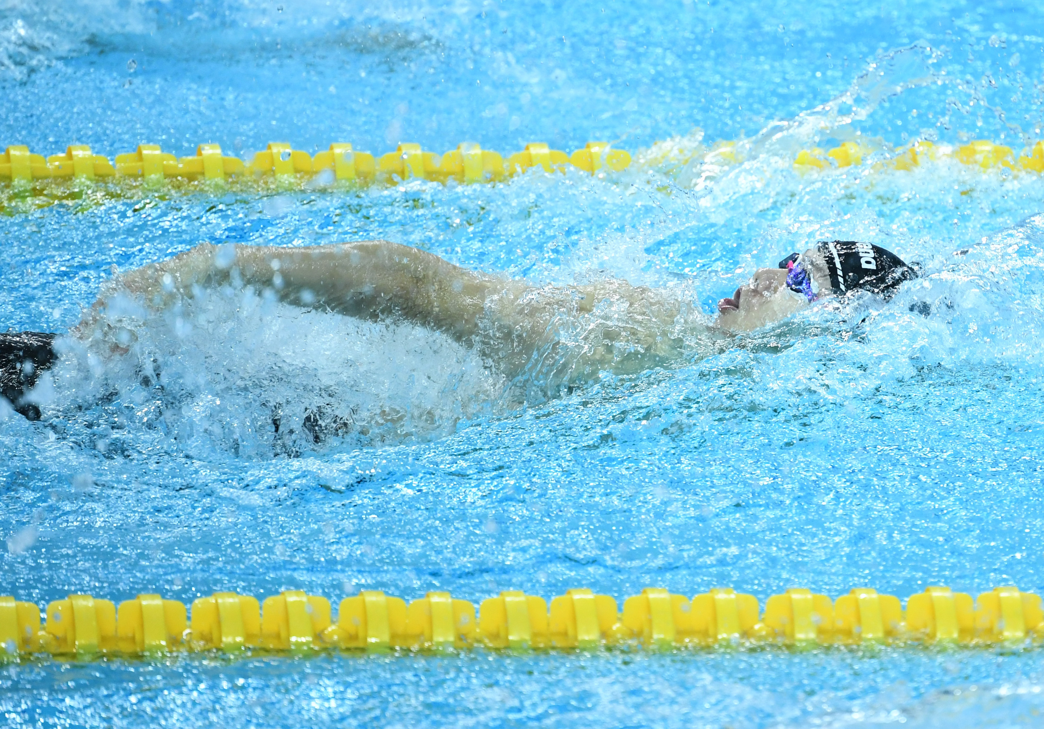 游泳——男子100米仰泳:李广源夺冠