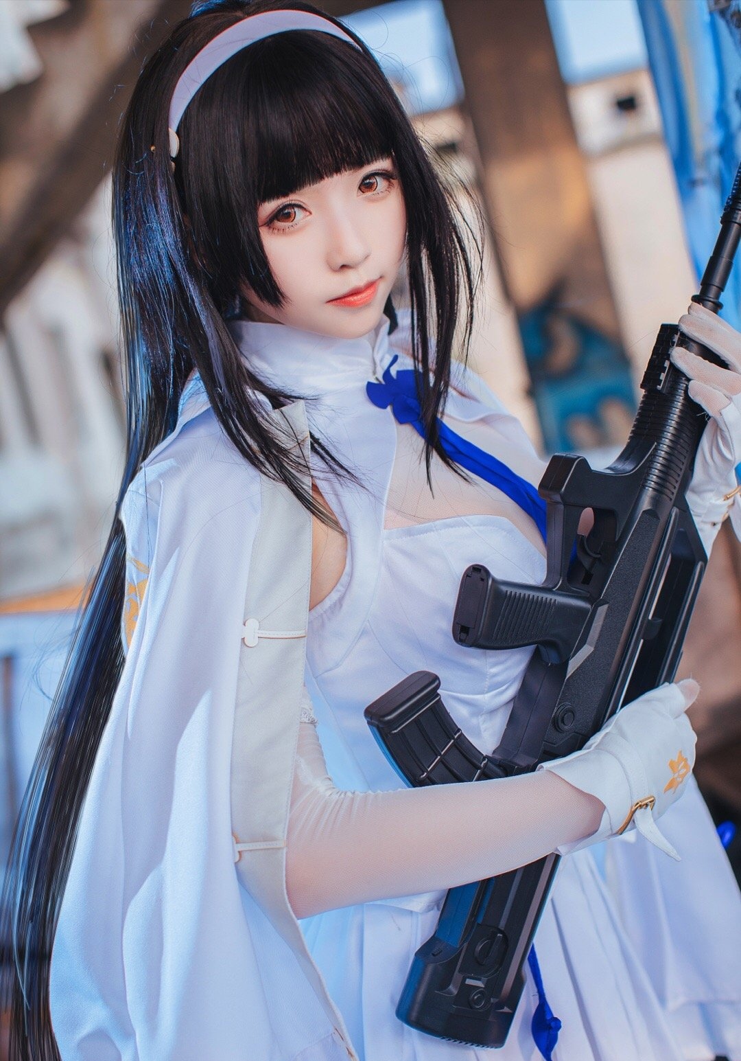 少女前线# 国产九五式,二次元动漫美少女cosplay!