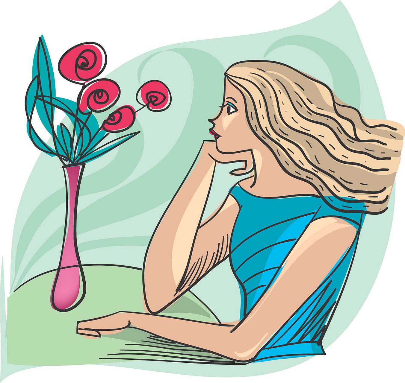 思念是一种美丽的痛苦,它像一朵绽放 的花朵,虽然带着一丝丝的苦涩