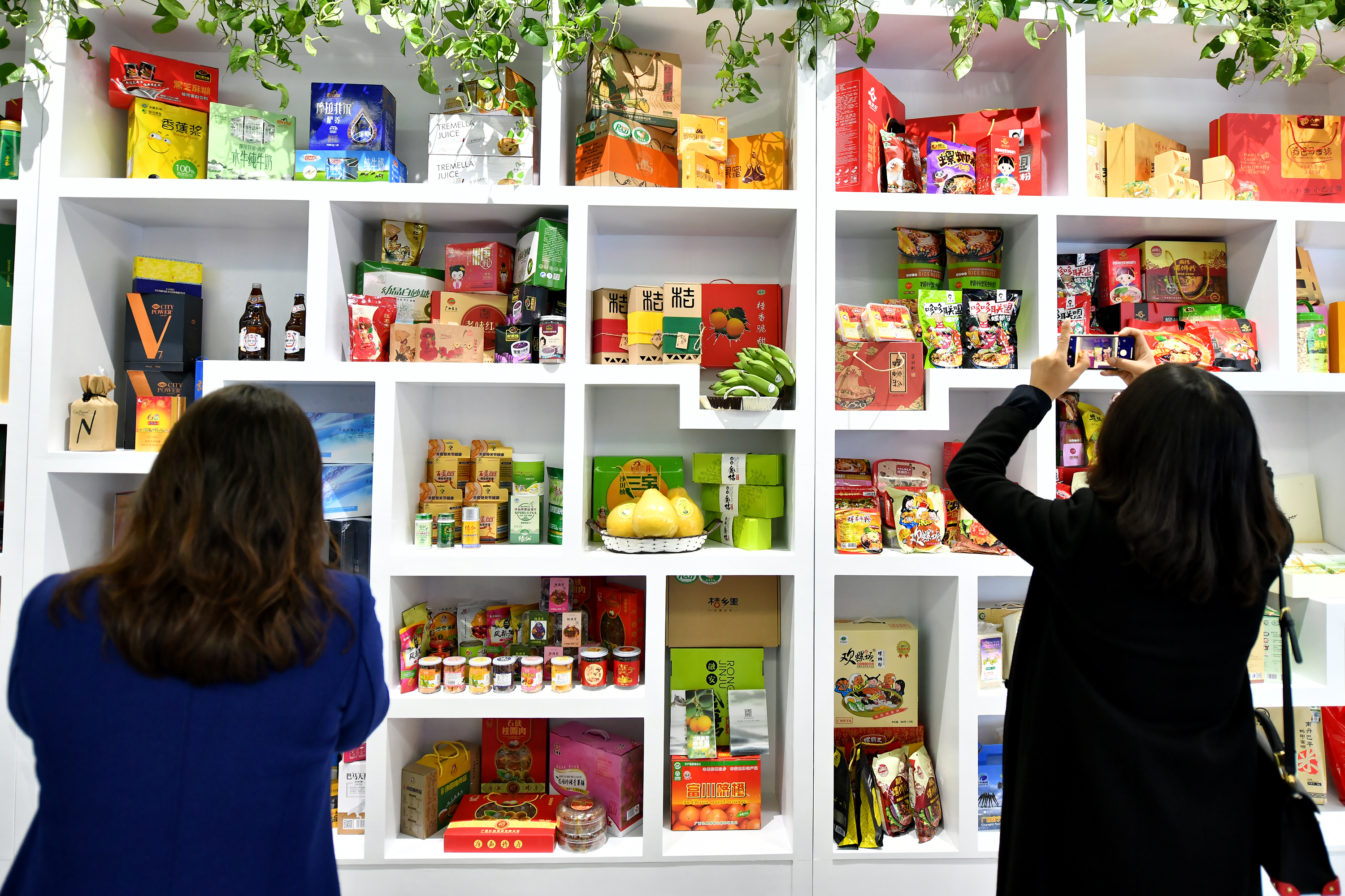 广西壮族自治区成立60周年大型成就展开幕