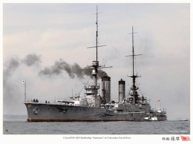 日本"河内"级战列舰"忍痛断臂"才勉强达到"无畏舰"标准