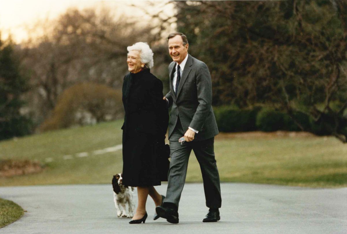 美国第41任总统乔治·布什和芭芭拉·布什的钻石婚姻