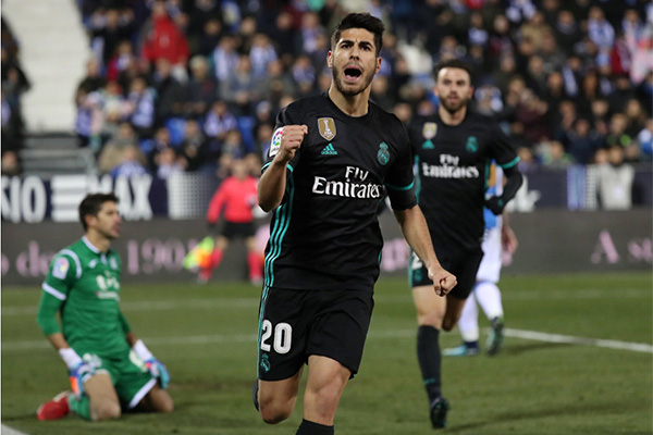 齐达内:遗憾伊斯科受伤 但阿森西奥改变了比赛