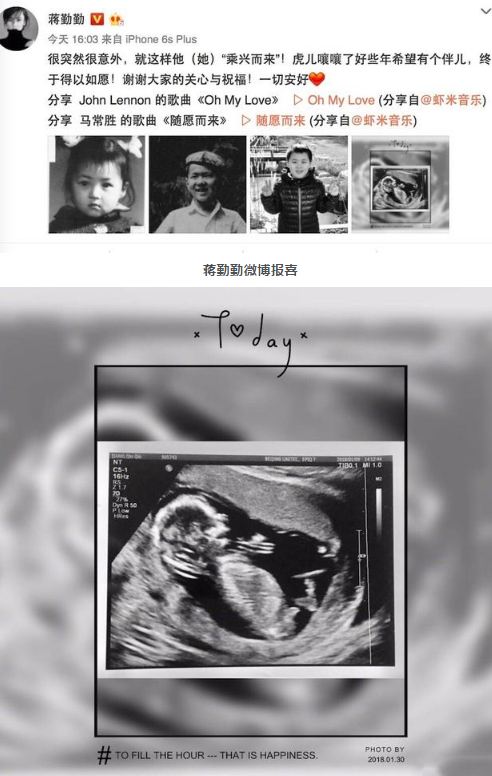 蒋勤勤怀孕网友齐恭喜,盼宝宝继承盛世美颜