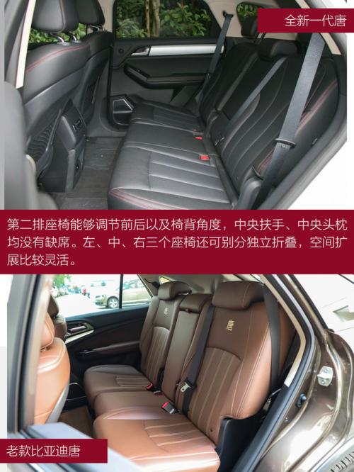 内外设计大变革 新老比亚迪唐对比