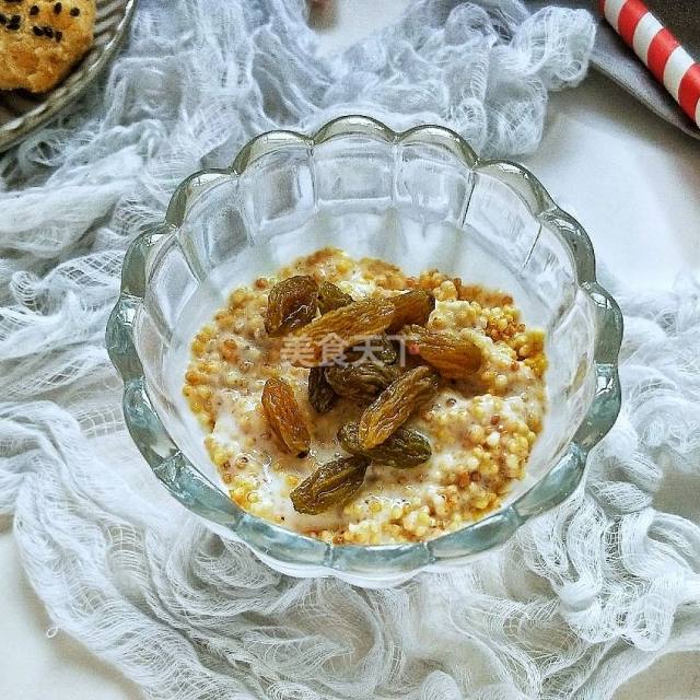 酸奶拌蒙古炒米,这是个什么组合!