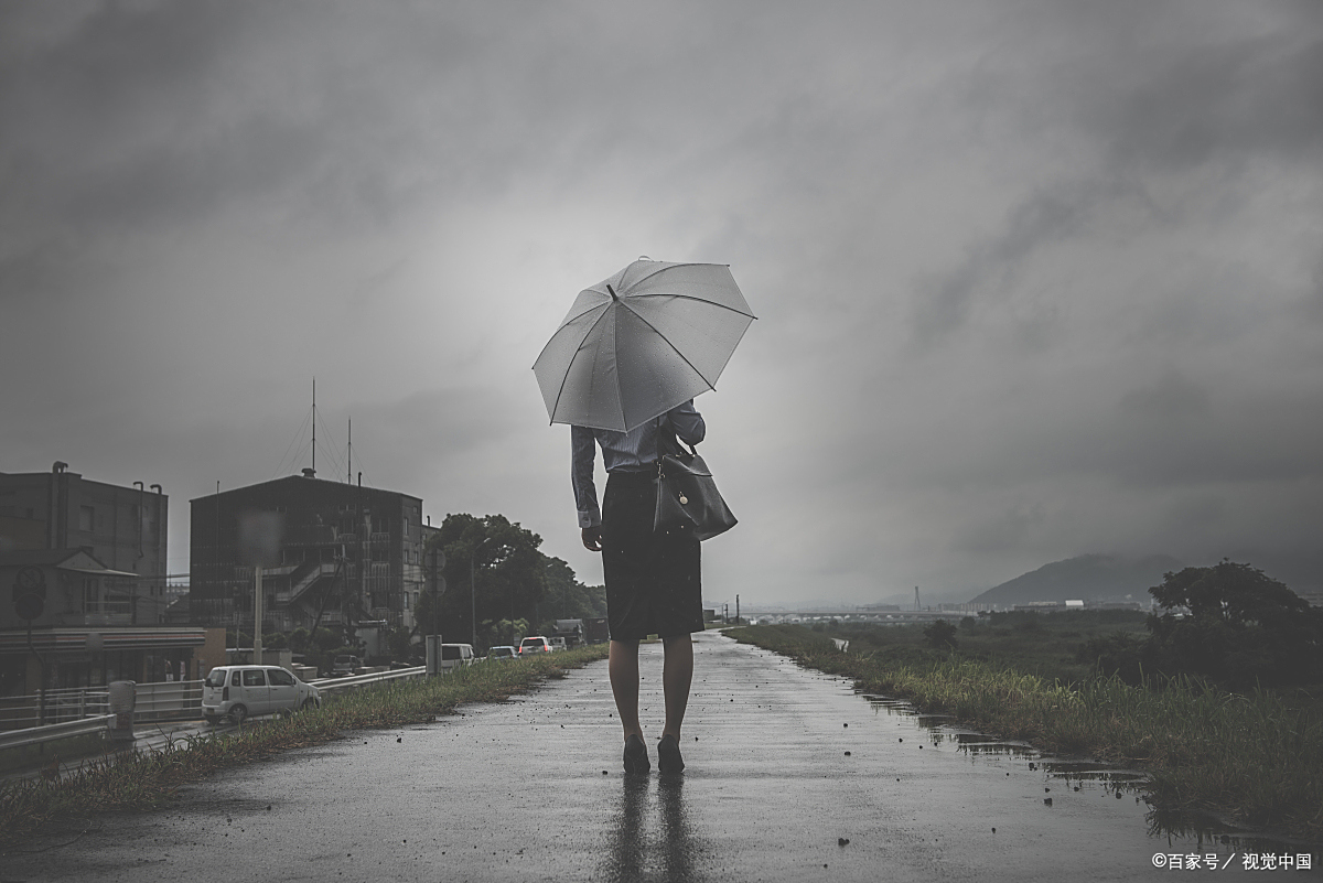 雨中沉思:一把伞的故事