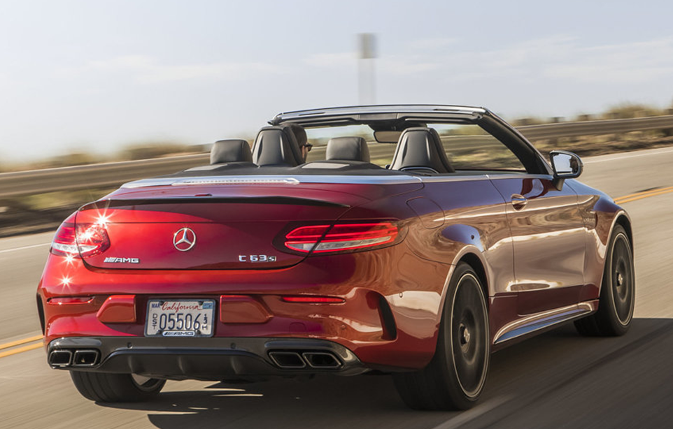 奔驰c级amg c 63 s cabriolet的品鉴以及观赏