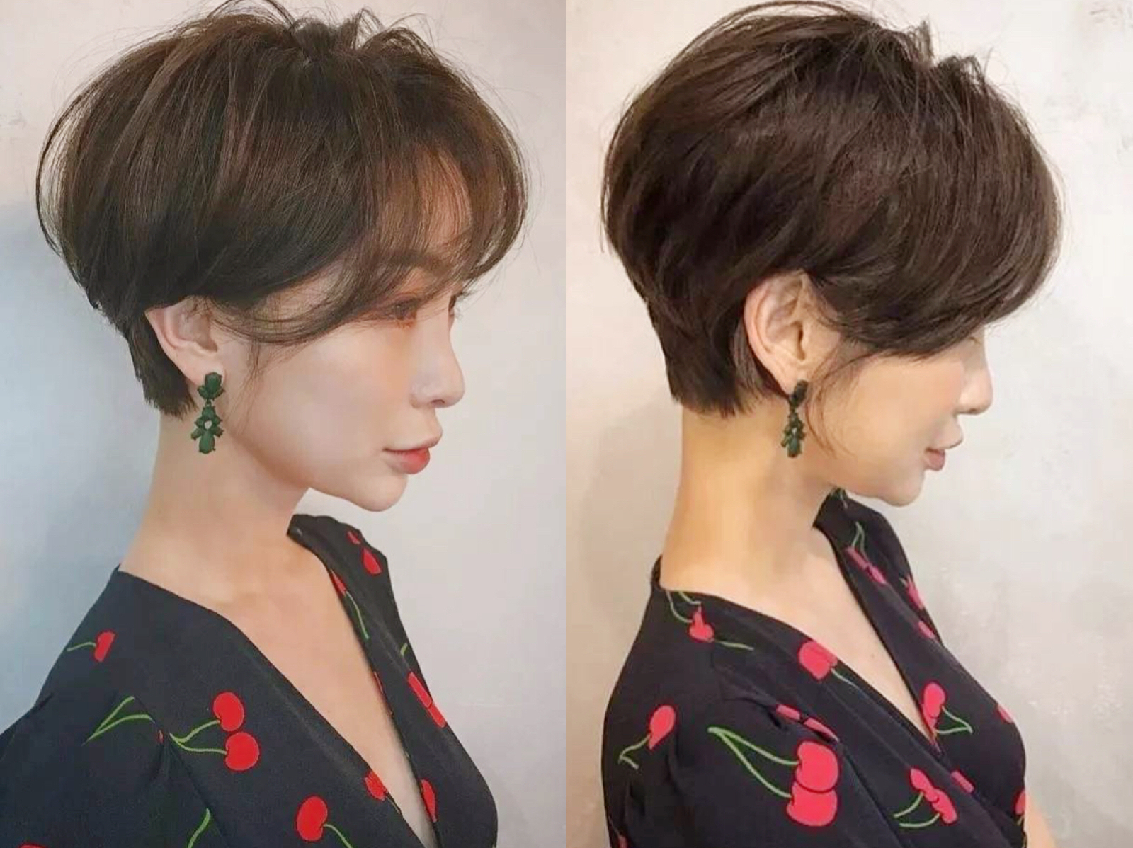 人生第一次剪短发,我选"剃后脖"短发,换上的都美哭了!