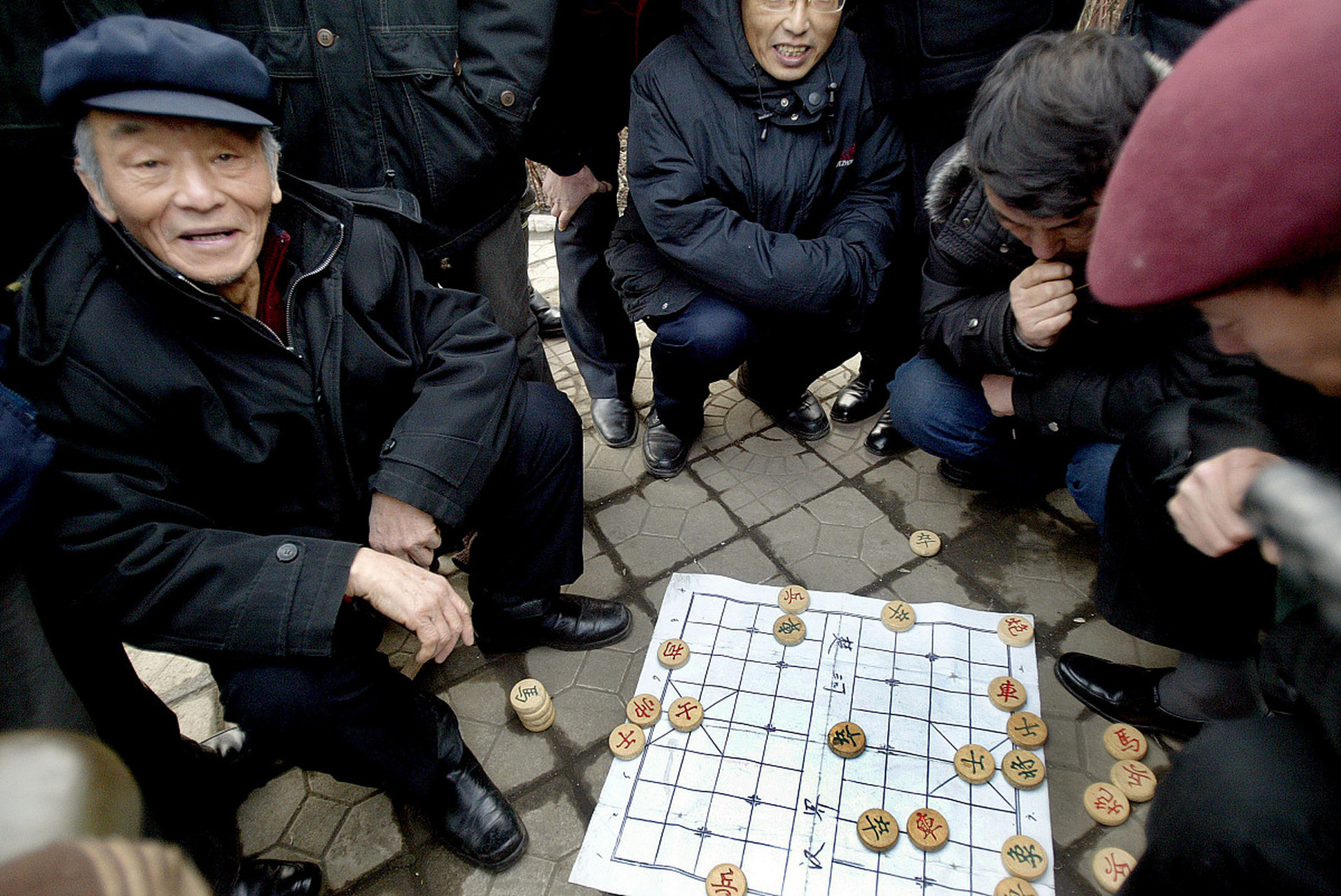 象棋街头残局图片