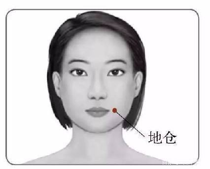 面肌痉挛,可按地仓穴调理!