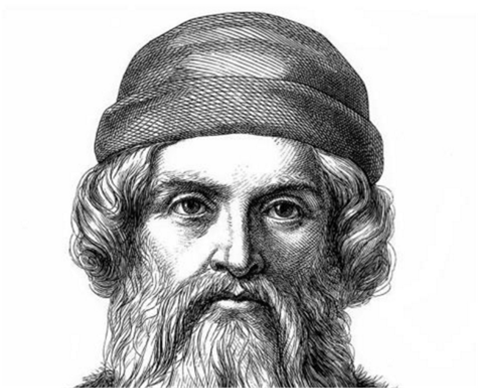 谷登堡发明了利用活动铅字和印刷机的方法,能够印出各种书写材料