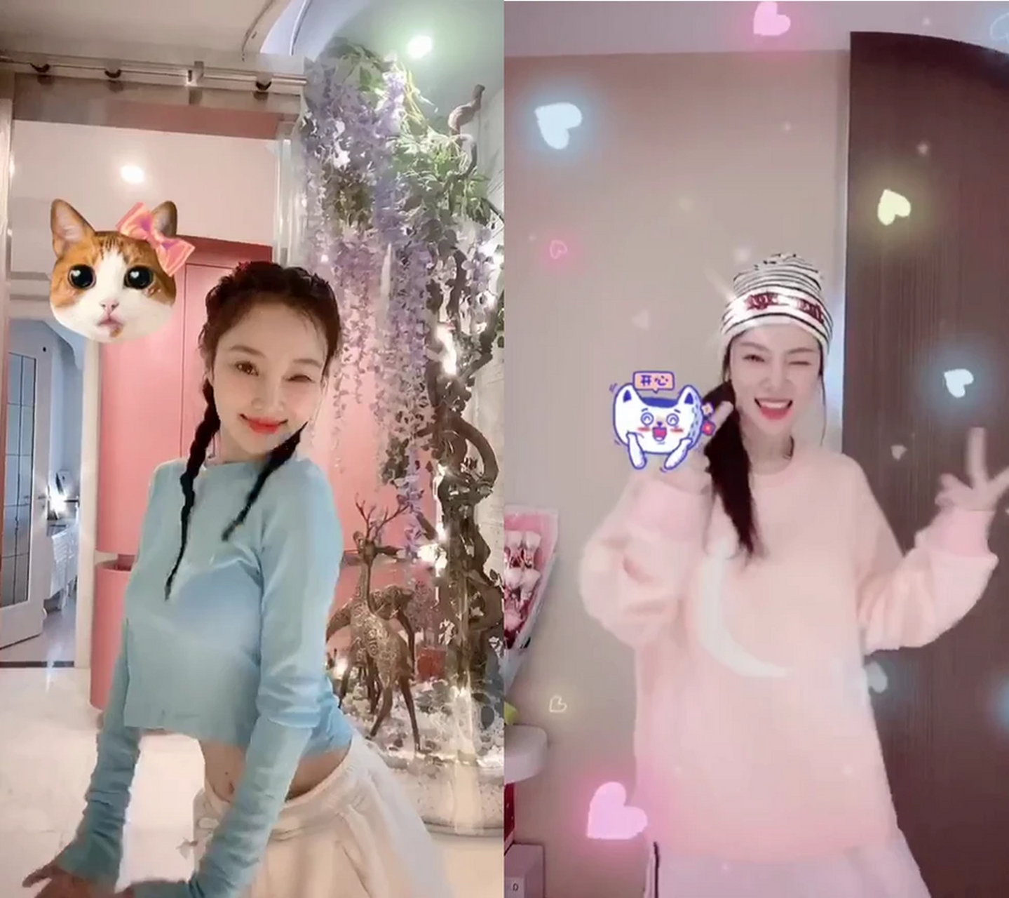 近日,李小璐社交网晒出麋鹿造型自拍照,画面中的李小璐身穿白色t恤,一