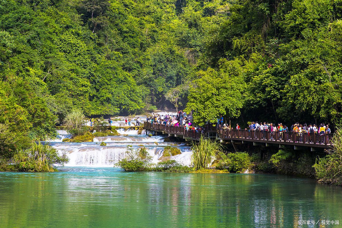 毕节金沙冷水河,秋季五彩河谷,美翻!
