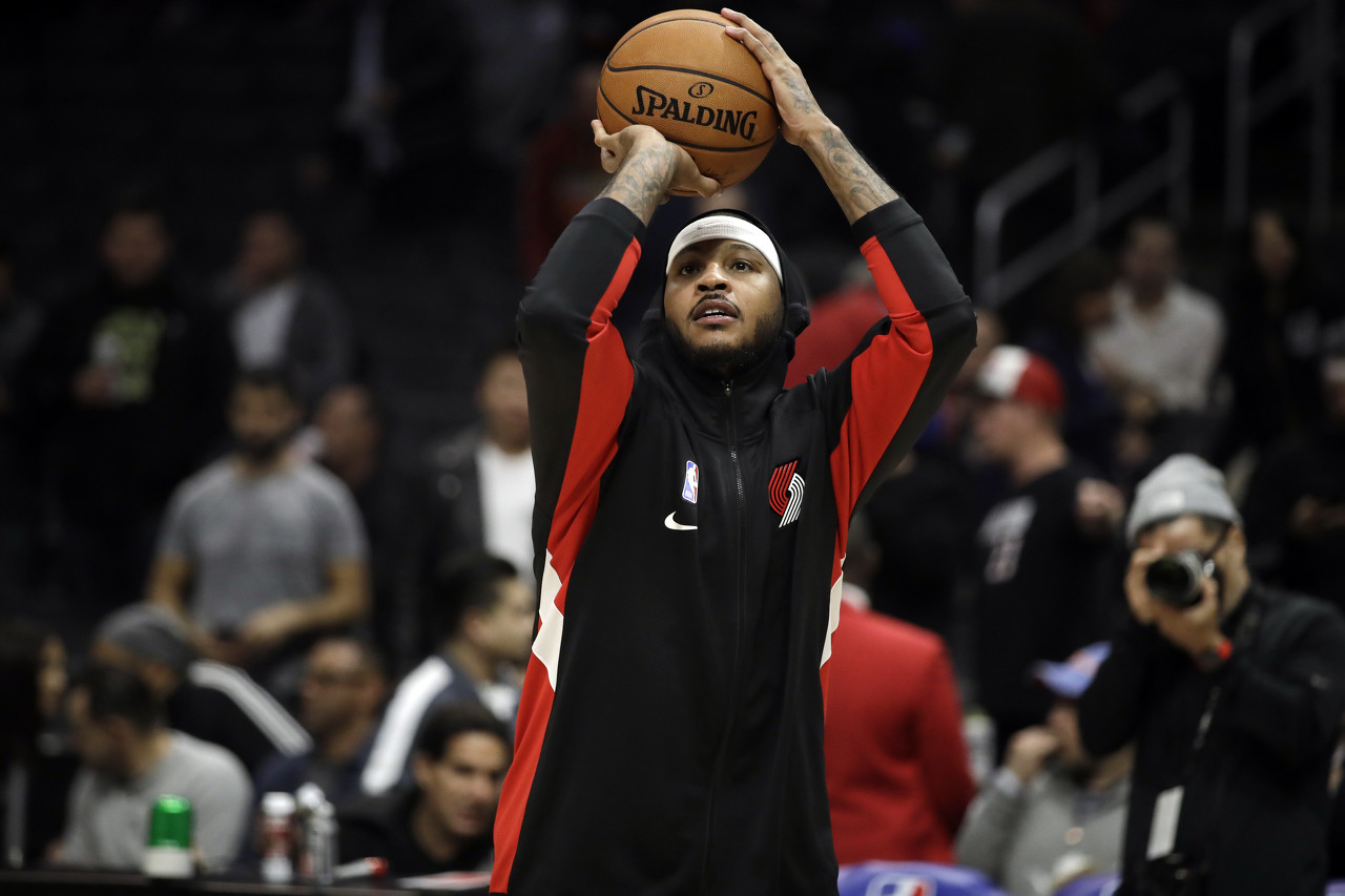 兰德尔打趣:今天会是安东尼有史以来第一场不得分的比赛