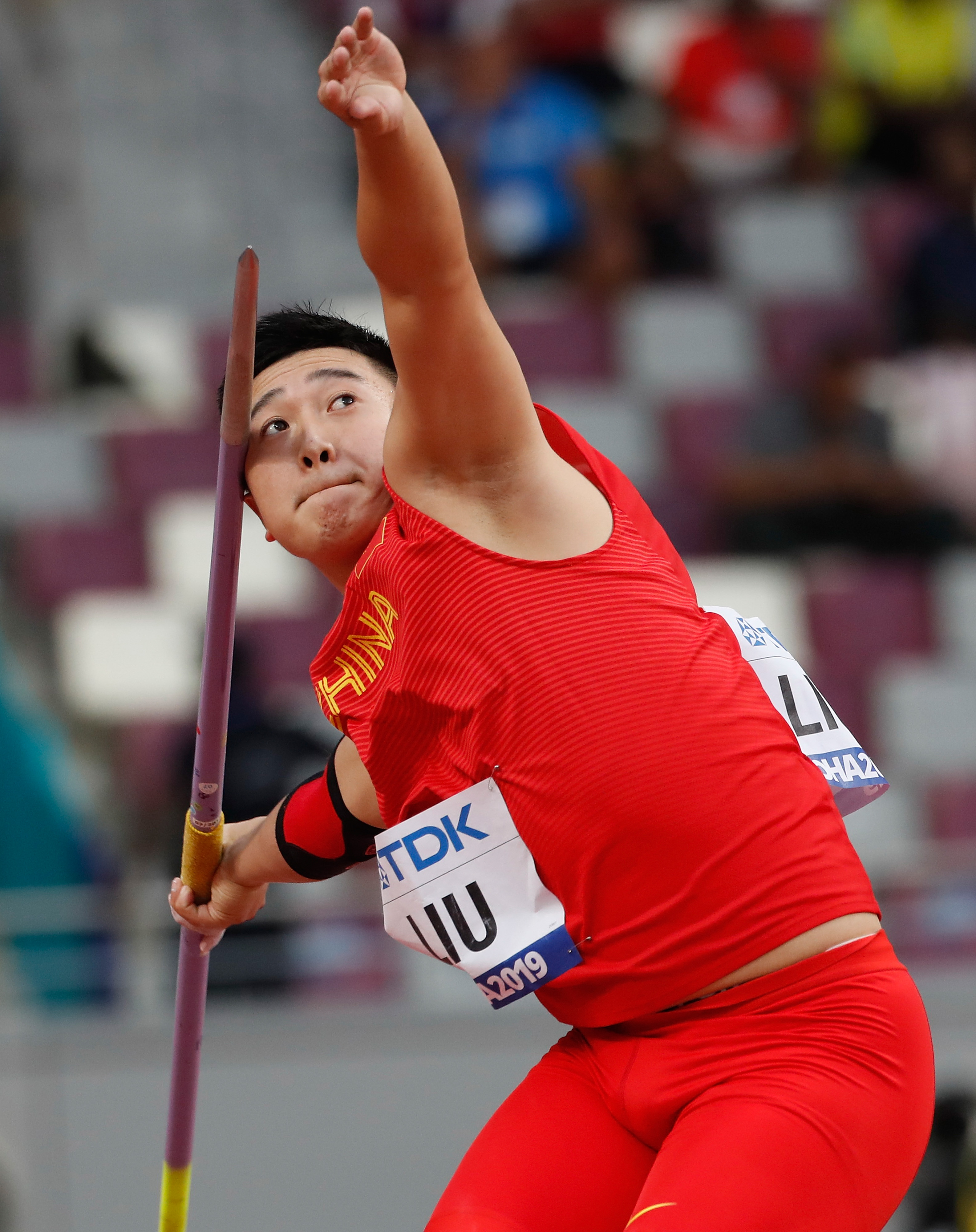 田径——男子标枪资格赛赛况(4)