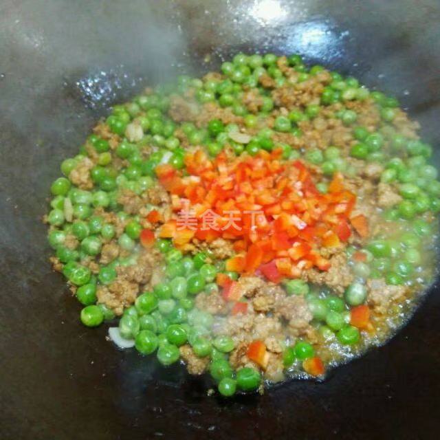 肉末烧豌豆米加入这样东西,炒出来特别香,而且下饭