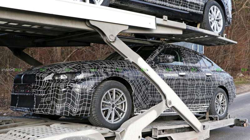 这会是BMW i4么?宝马新能源全新车型谍照曝光,汽车,车评,好看视频
