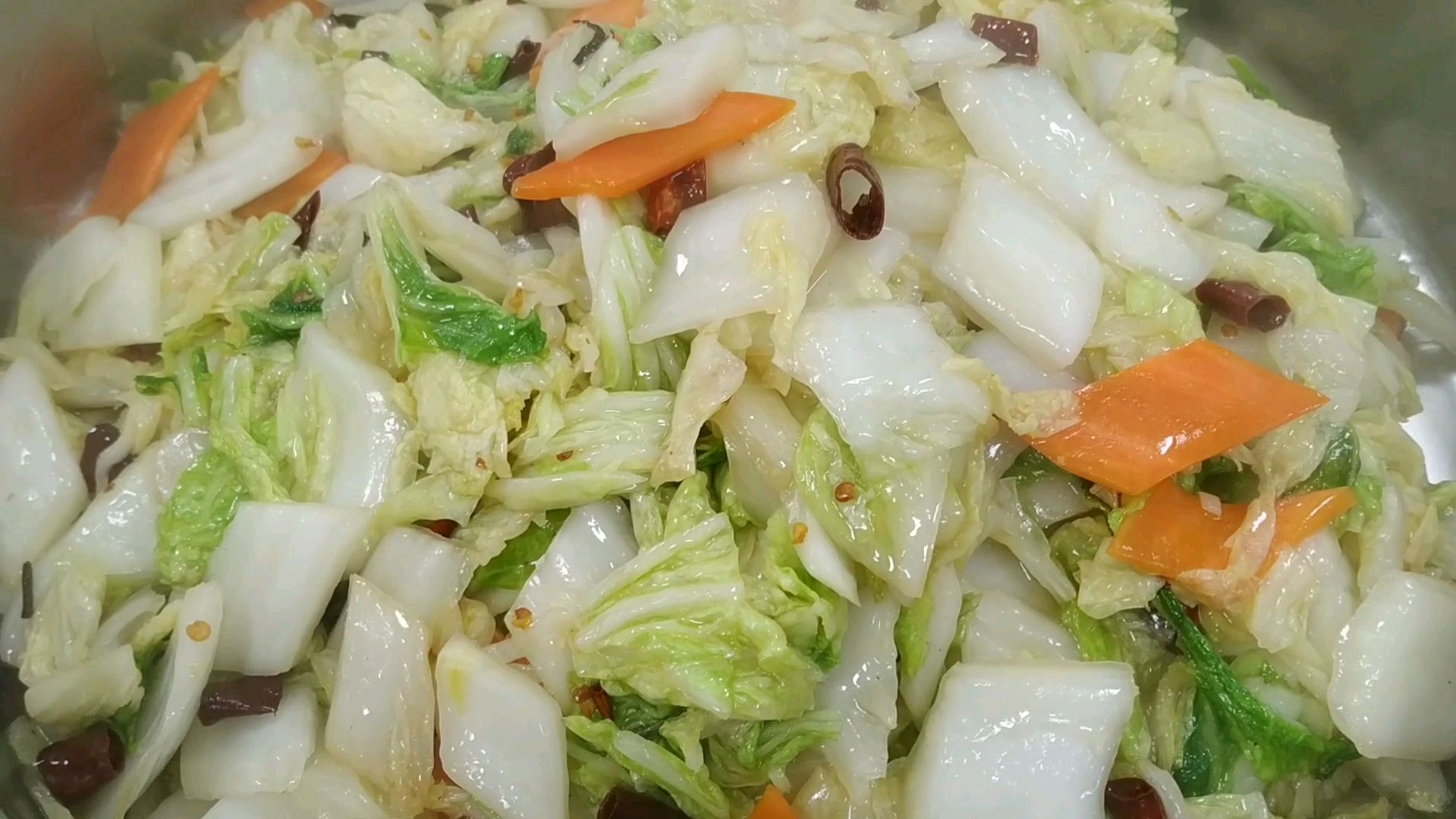 食堂版的炒菜:辣子白