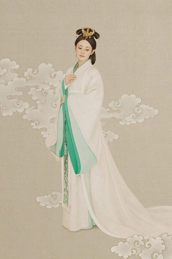 工笔画下的女神们,angelababy优雅,杨幂美艳,最惊艳的还是倪妮