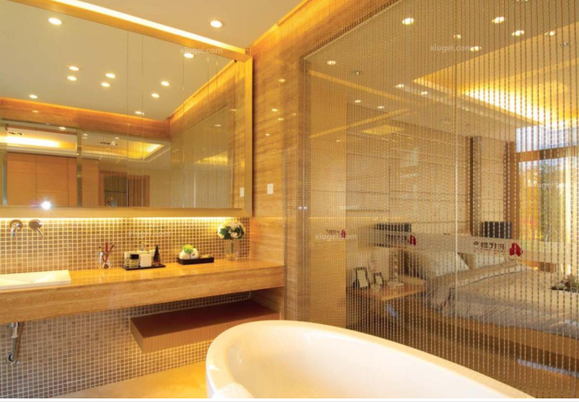 酒店卫生间玻璃采用透明的,不会降低"安全感吗"?看完疑惑全开