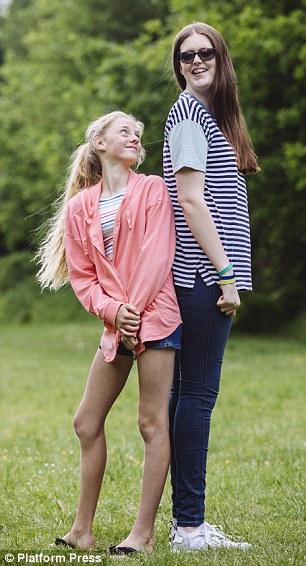 世界上最高的女孩!12岁女生身高达6英尺2英寸