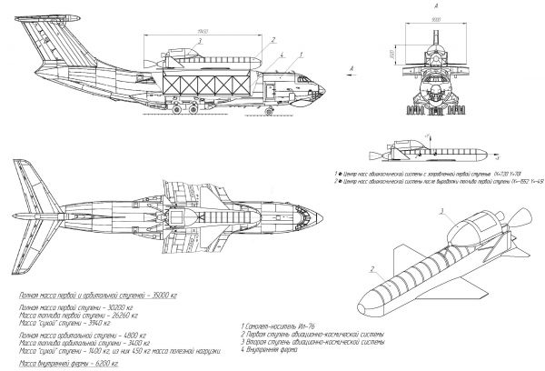 俄罗斯研发伊尔-76新型空射运载火箭技术 3年后开始试射