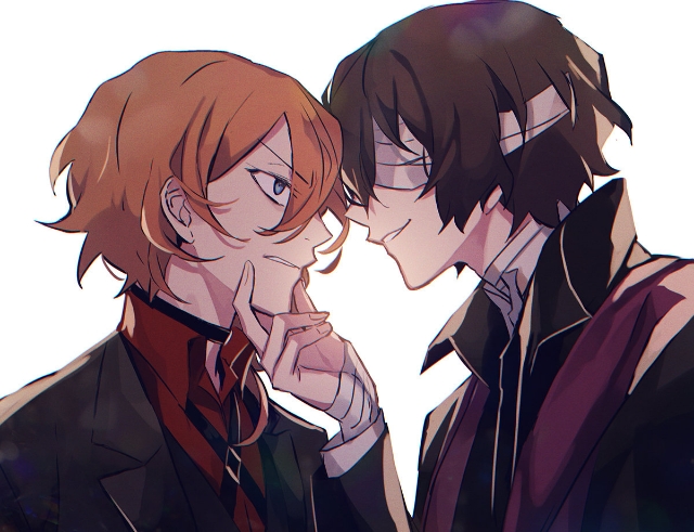 《文豪野犬》双黑壁纸,画风绝美,我爱了