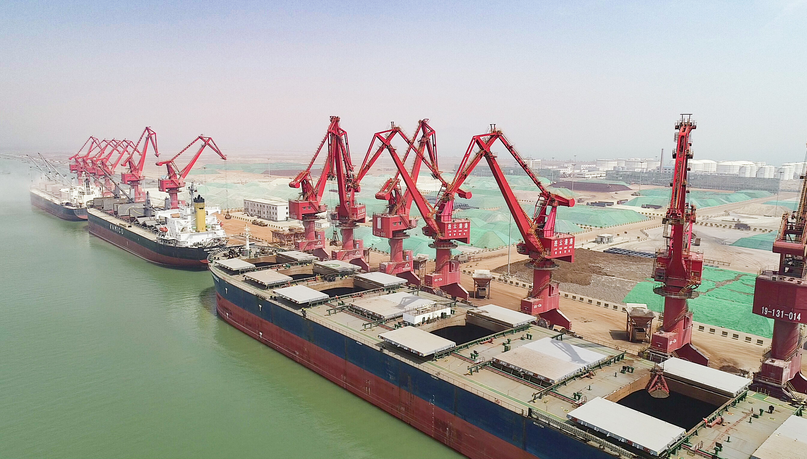 连云港港一季度完成货物吞吐量5891万吨 同比增长3%(1)