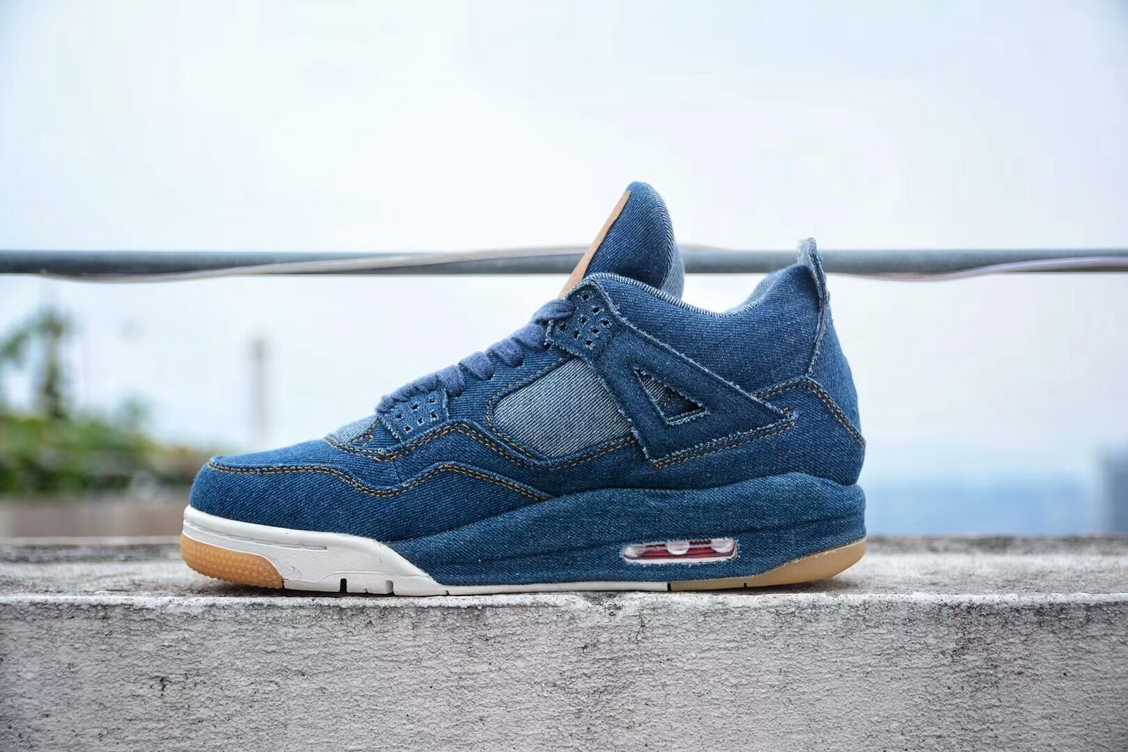 air jordan 4 联名 levis 蓝牛仔配色