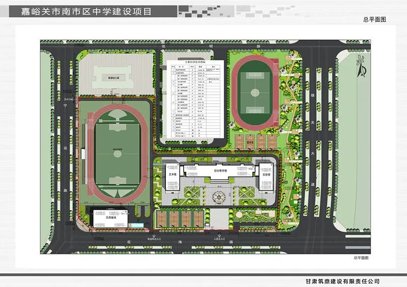 嘉峪关南市区中学规划图片