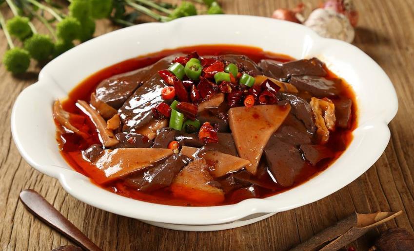 一组美食的图片:你最爱吃的毛血旺