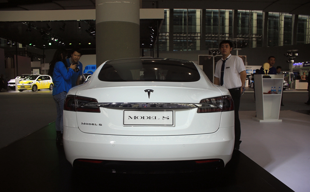 对特斯拉models的品鉴与欣赏,好看时尚,近距离了解